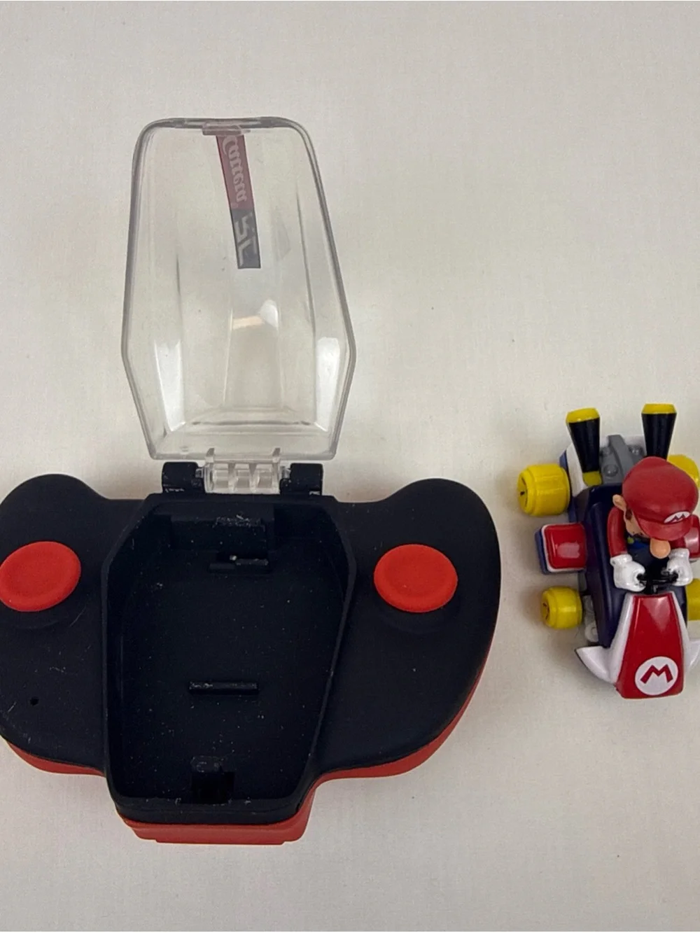 Carrera Red and Black Mario Kart Mini RC with Controller